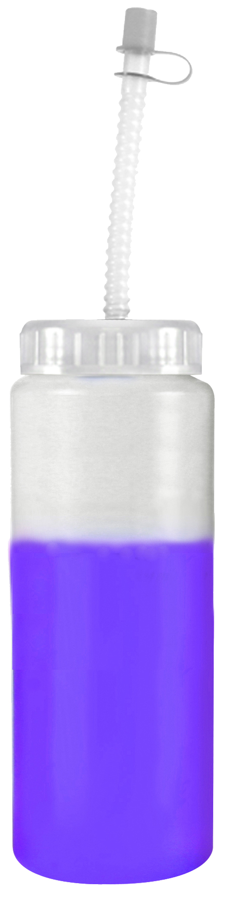 32 oz. Mood Sports Bottle with Flexible Straw