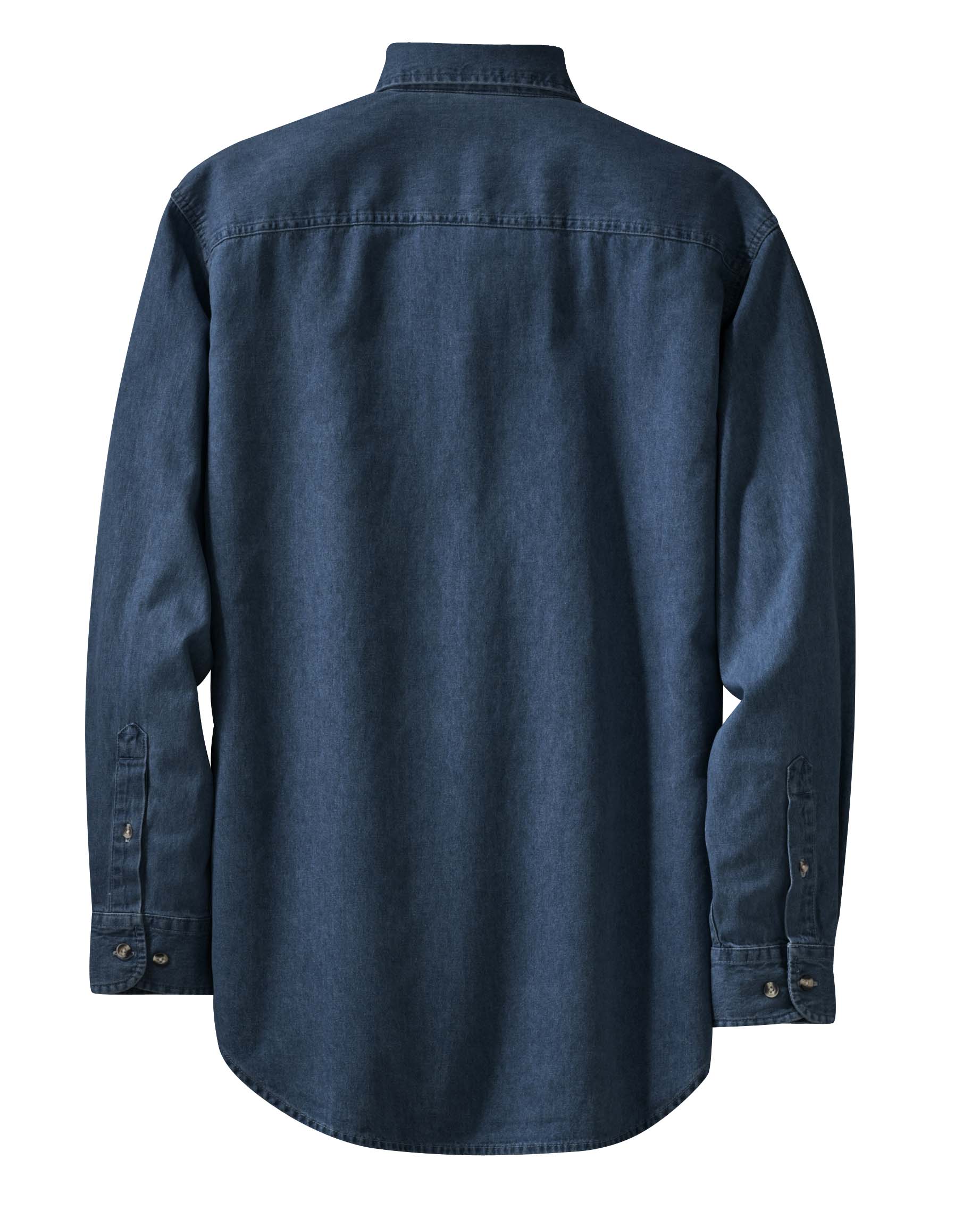 Port & Company® - Long Sleeve Value Denim Shirt