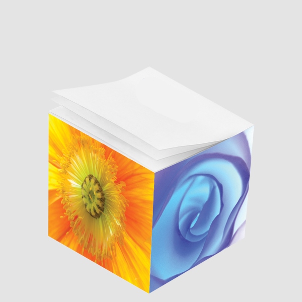 Custom Printed Notes Cube - White Blank Sheet