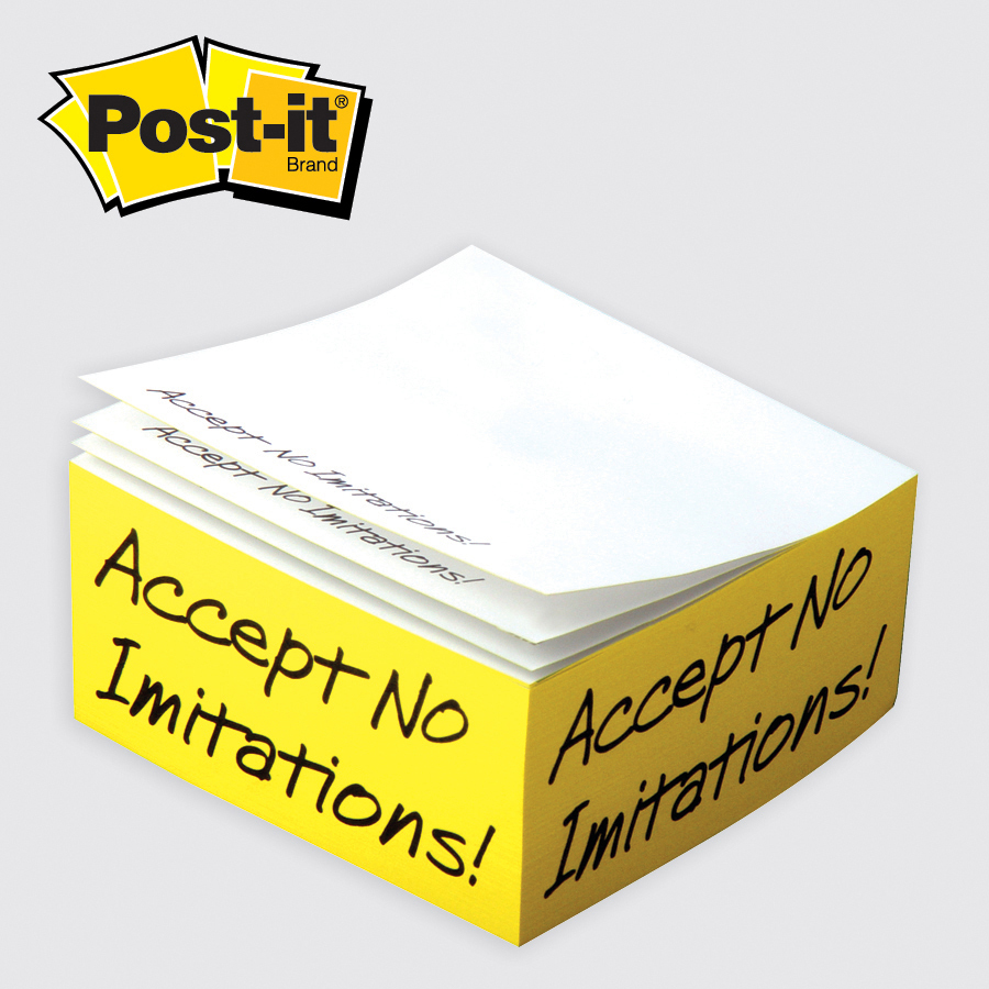 Custom Printed Notes Half-Cube One Color Imprint