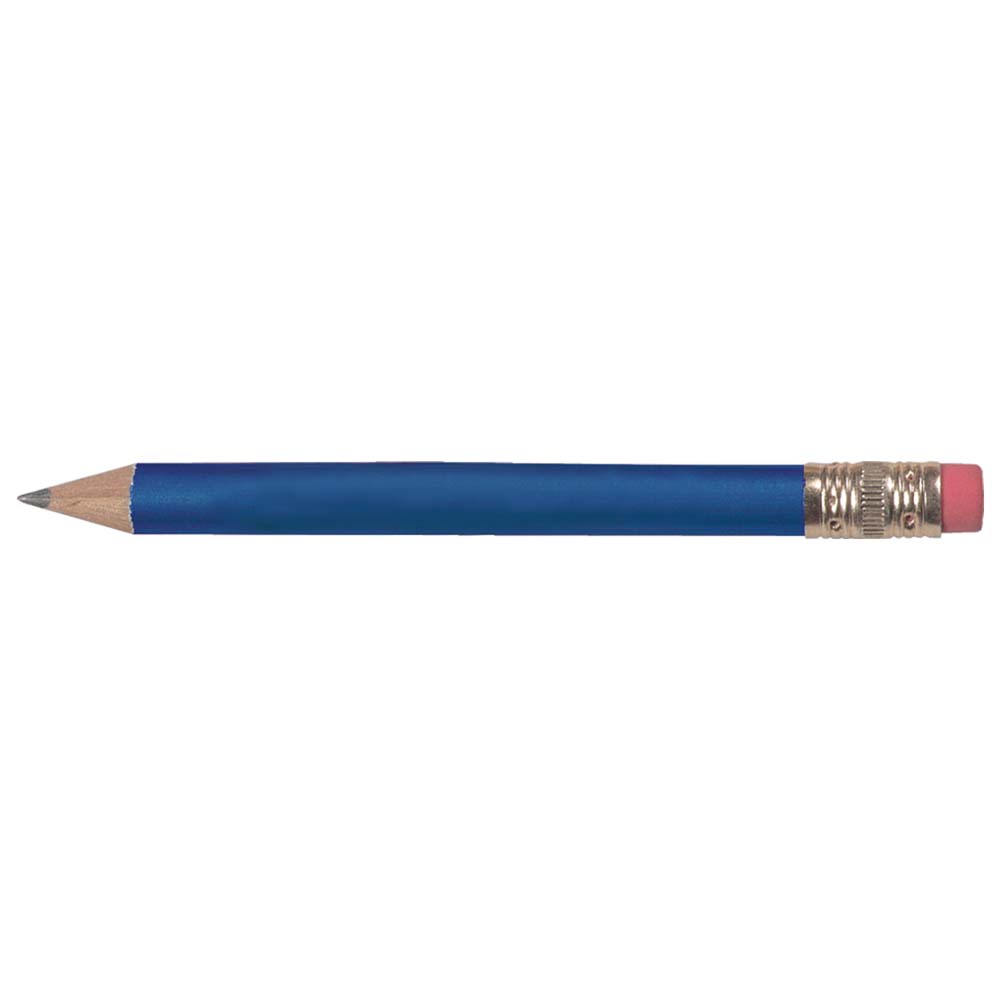 Round Golf Pencil w/Eraser