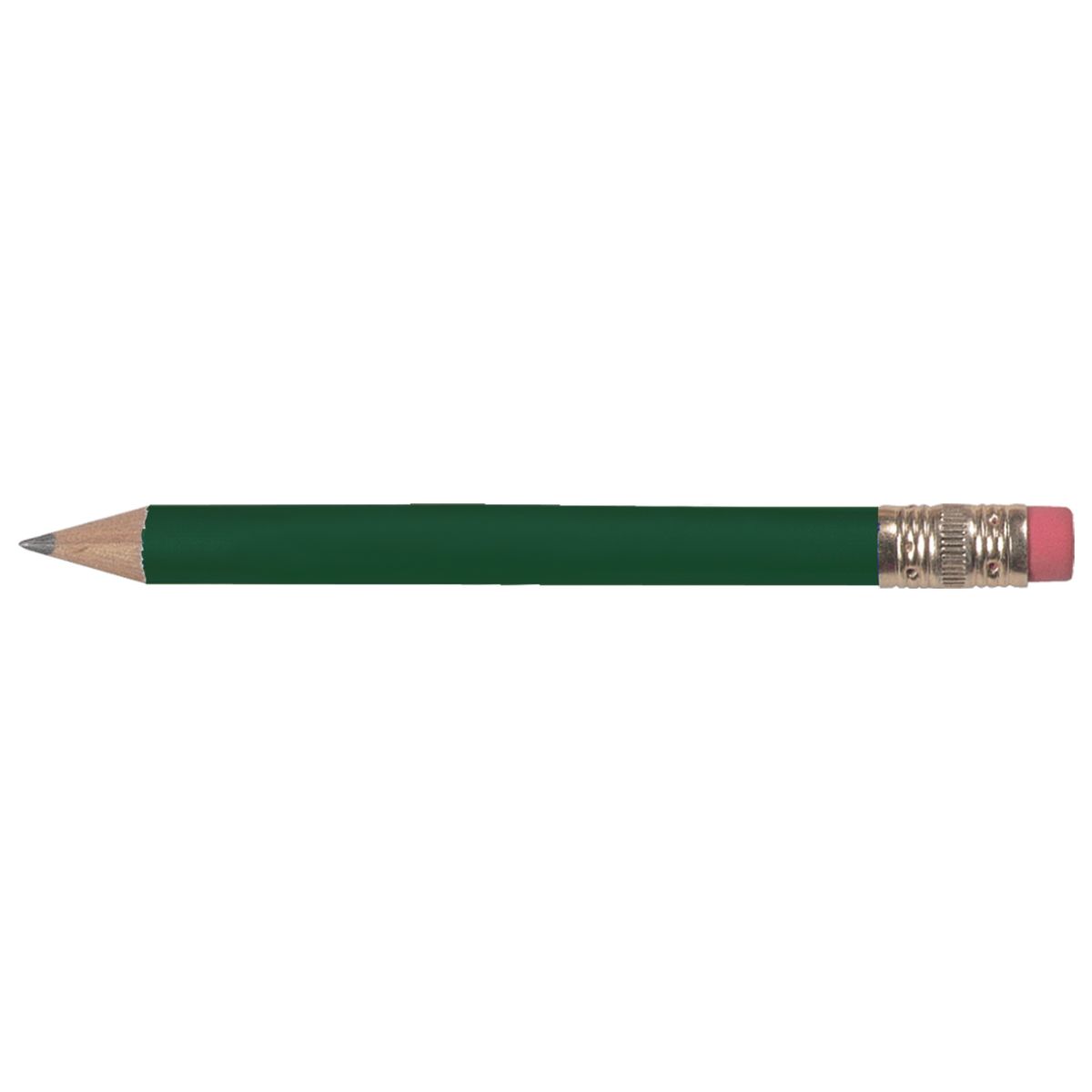 Round Golf Pencil w/Eraser