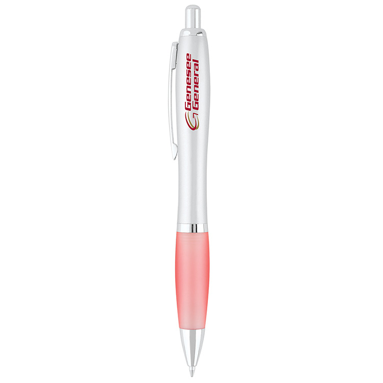 Curvaceous Silver Matte Gel Pen