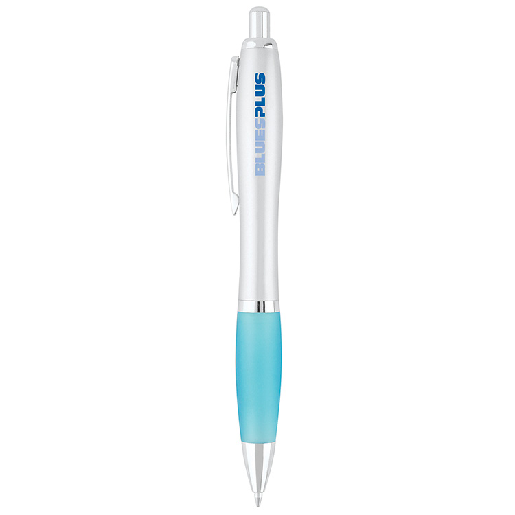 Curvaceous Silver Matte Gel Pen