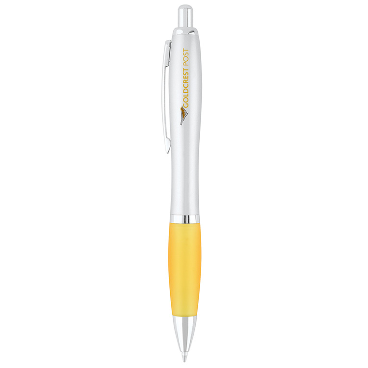 Curvaceous Silver Matte Gel Pen