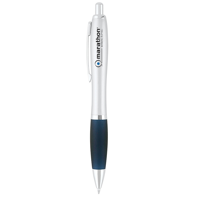 Curvaceous Silver Matte Gel Pen