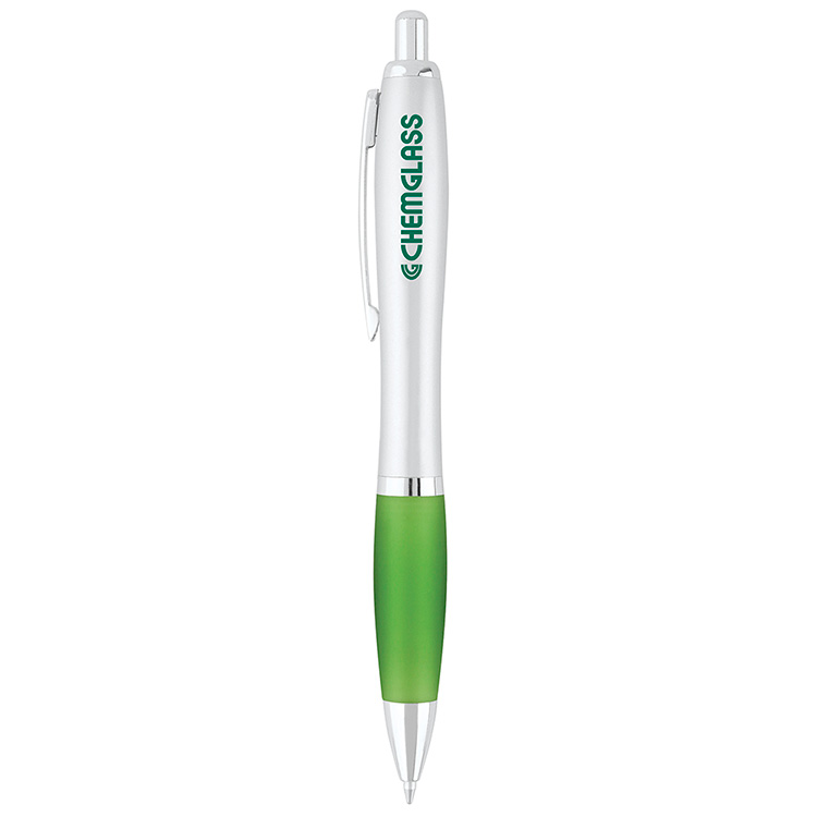 Curvaceous Silver Matte Gel Pen