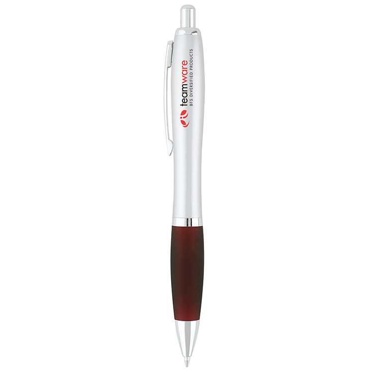 Curvaceous Silver Matte Gel Pen