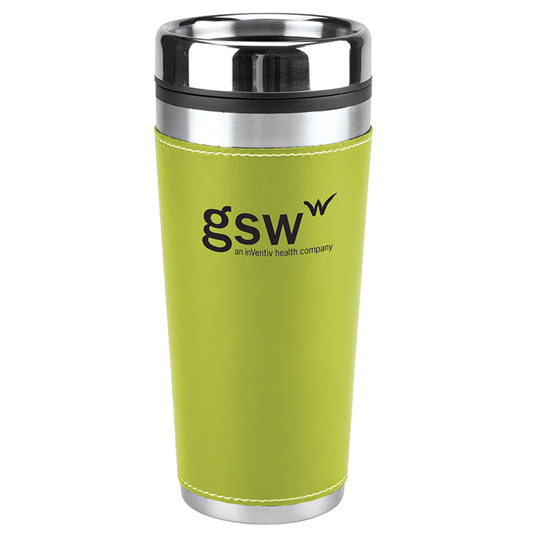 Leatherette Tumbler - 16 Oz.