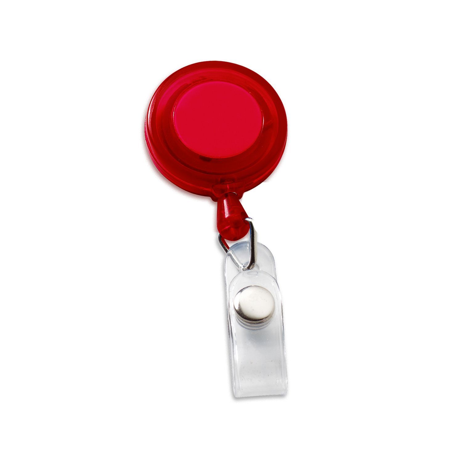 Economy Round Retractable Badge Holder