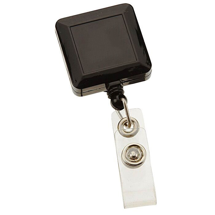 Square Retractable Badge Holder