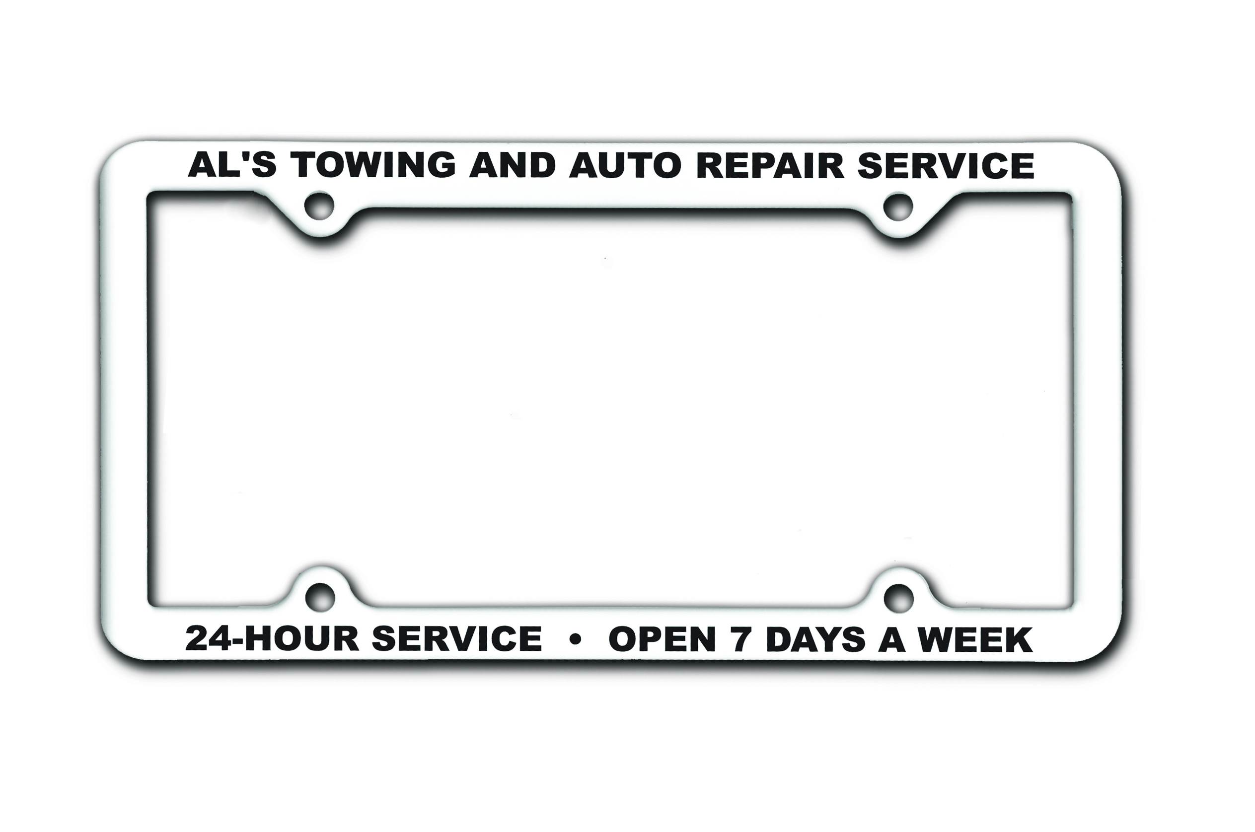 Thin Panel License Plate Frames