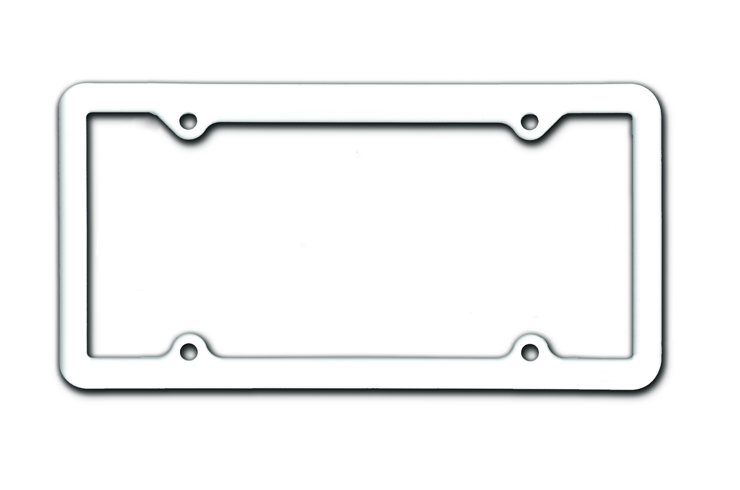 Thin Panel License Plate Frames