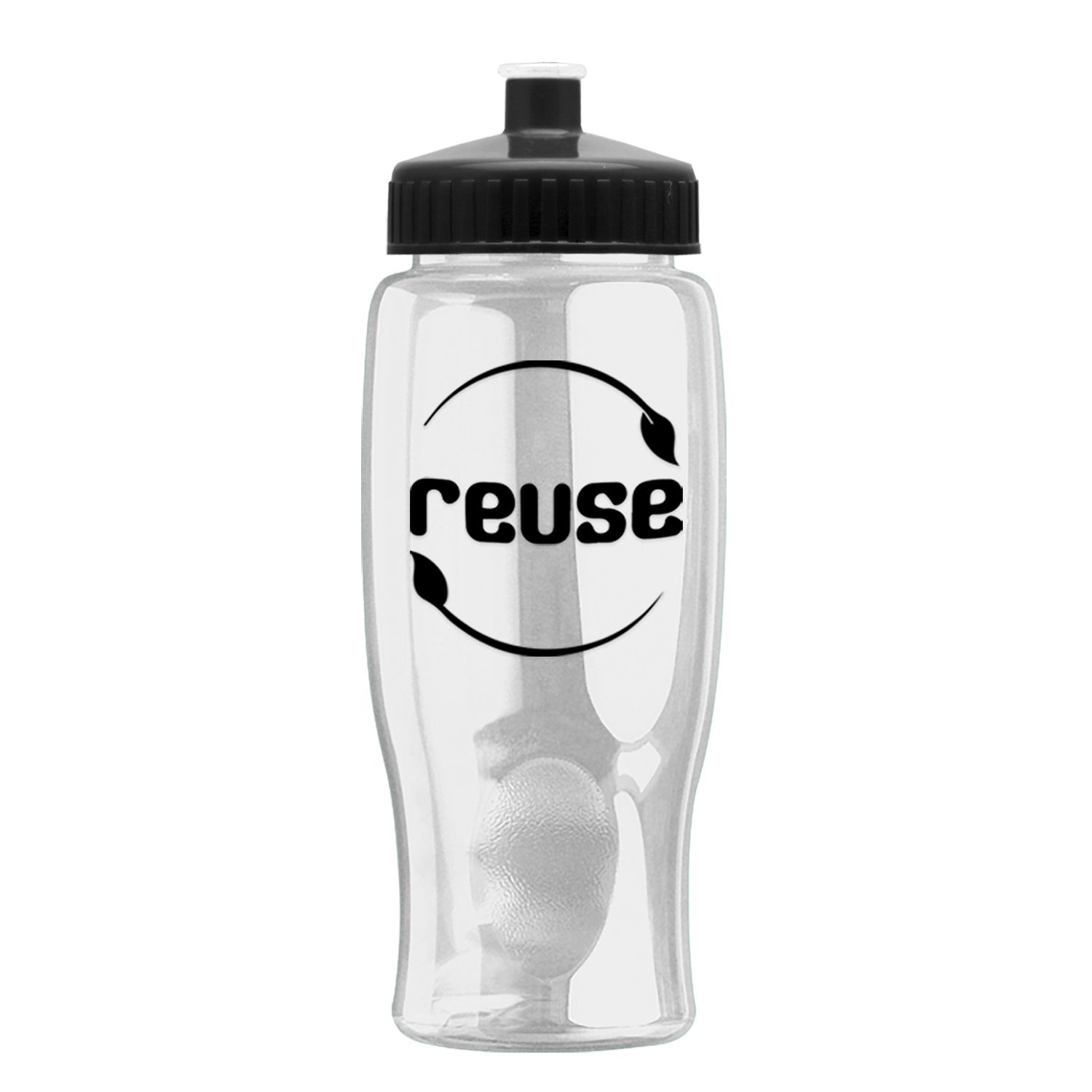 Poly-Pure - 27 oz. Transparent Bottle