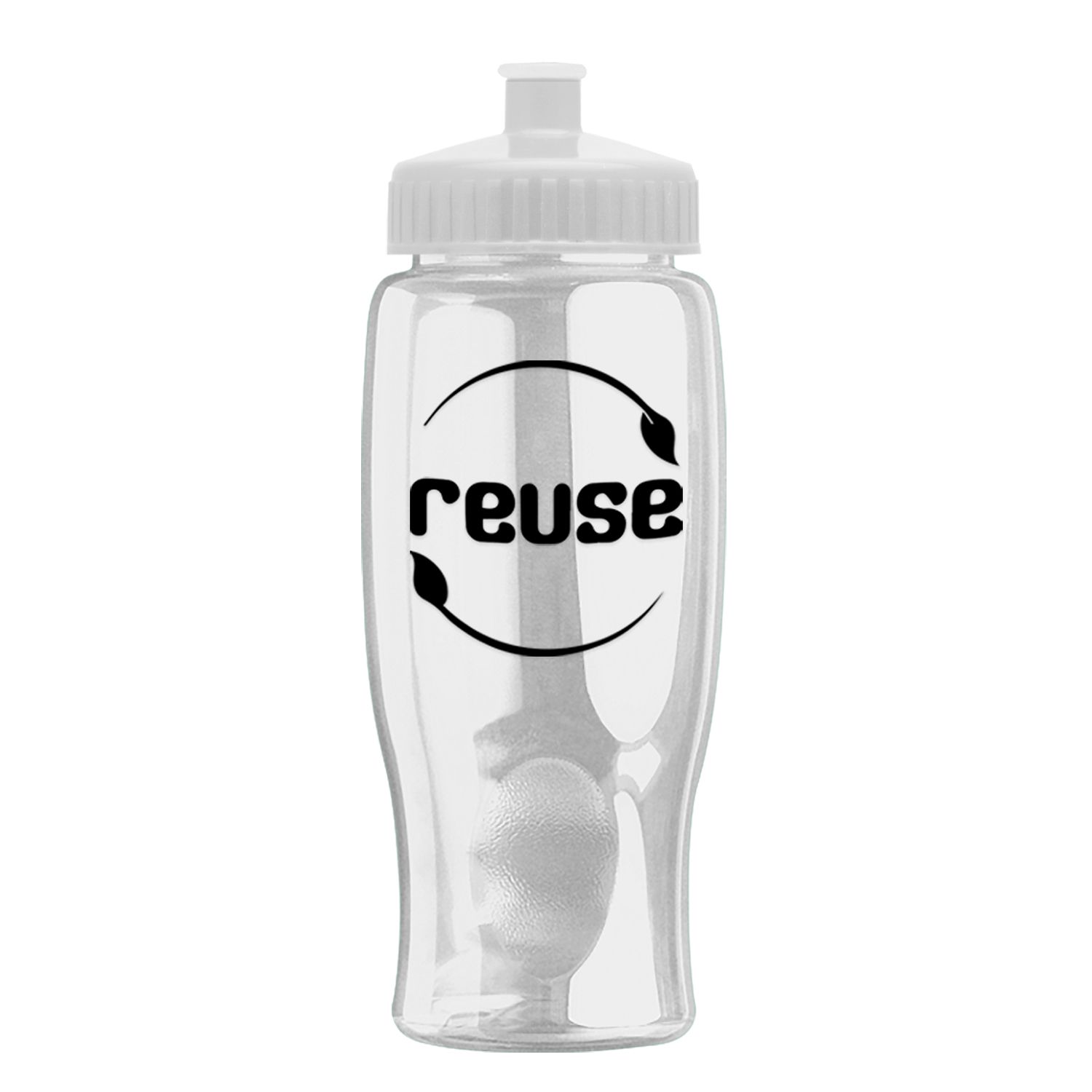 Poly-Pure - 27 oz. Transparent Bottle