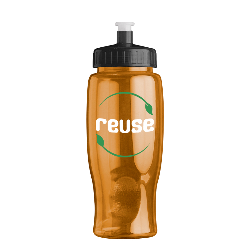 Poly-Pure - 27 oz. Transparent Bottle