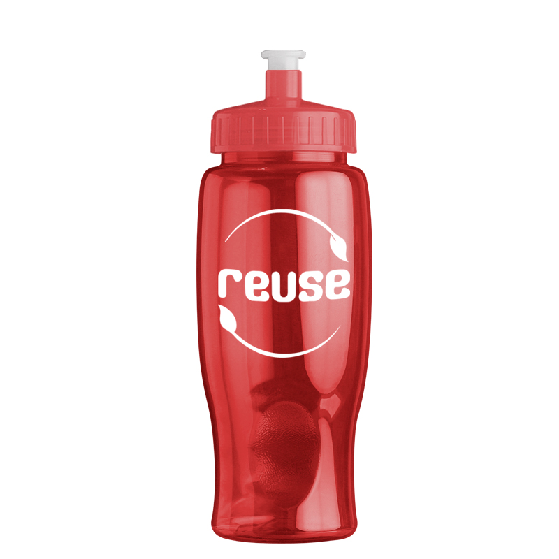 Poly-Pure - 27 oz. Transparent Bottle