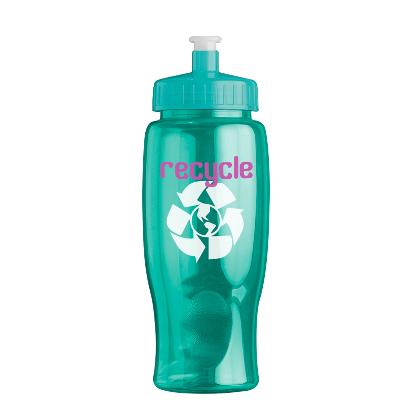 Poly-Pure - 27 oz. Transparent Bottle