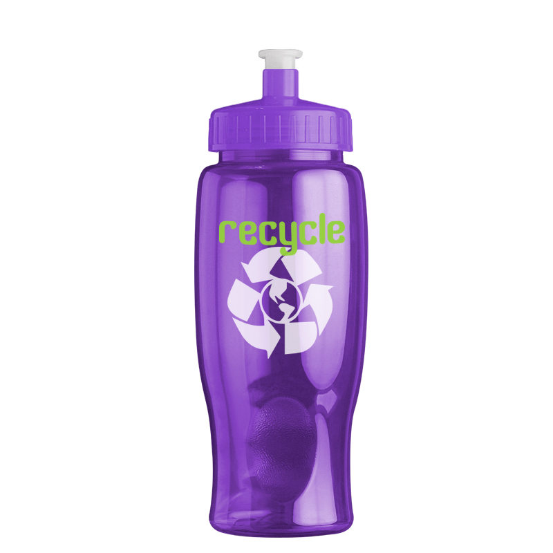 Poly-Pure - 27 oz. Transparent Bottle