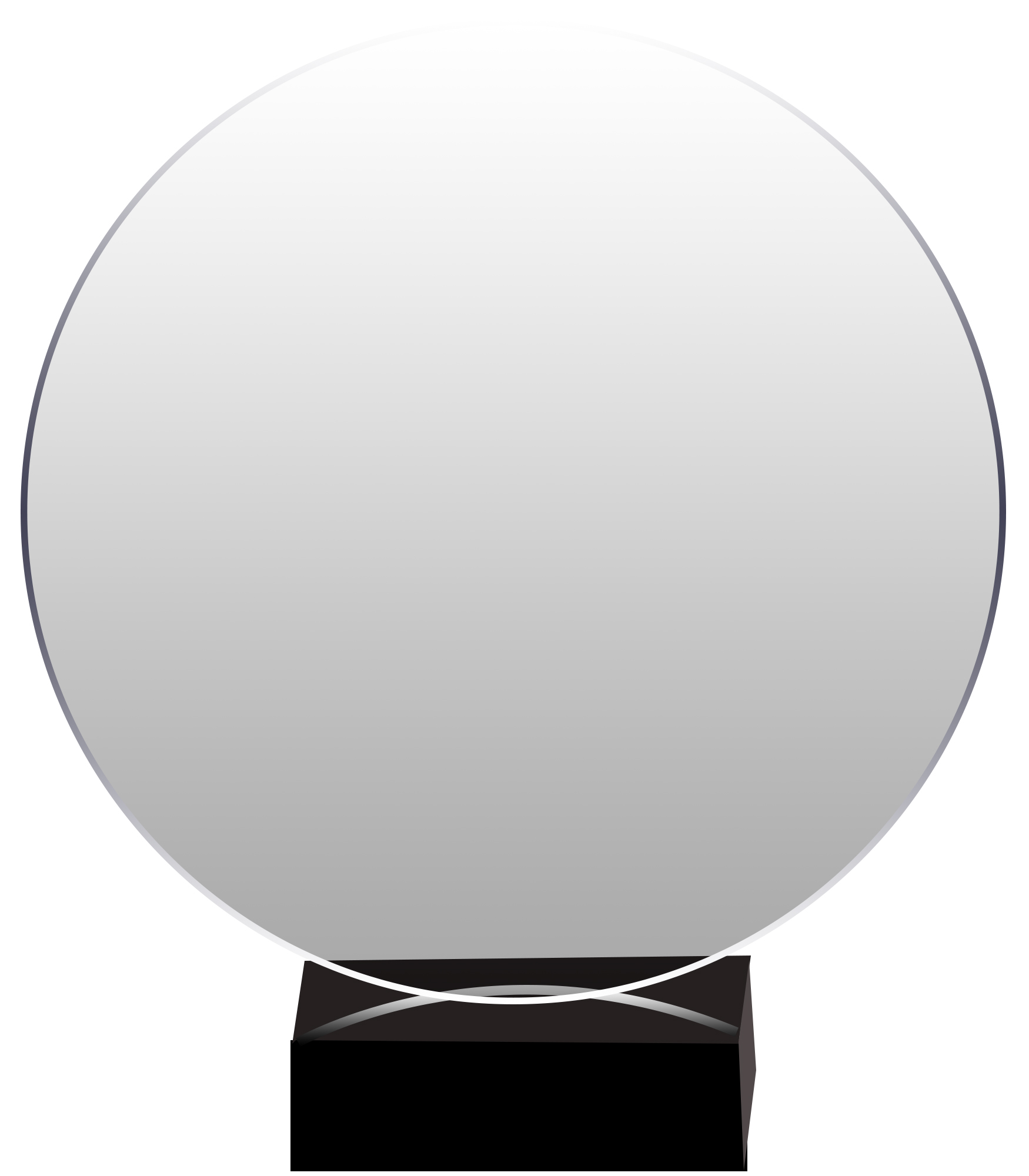 Crystal Halo Award Clear (6