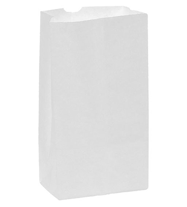 White Kraft 12# SOS Grocery Bag