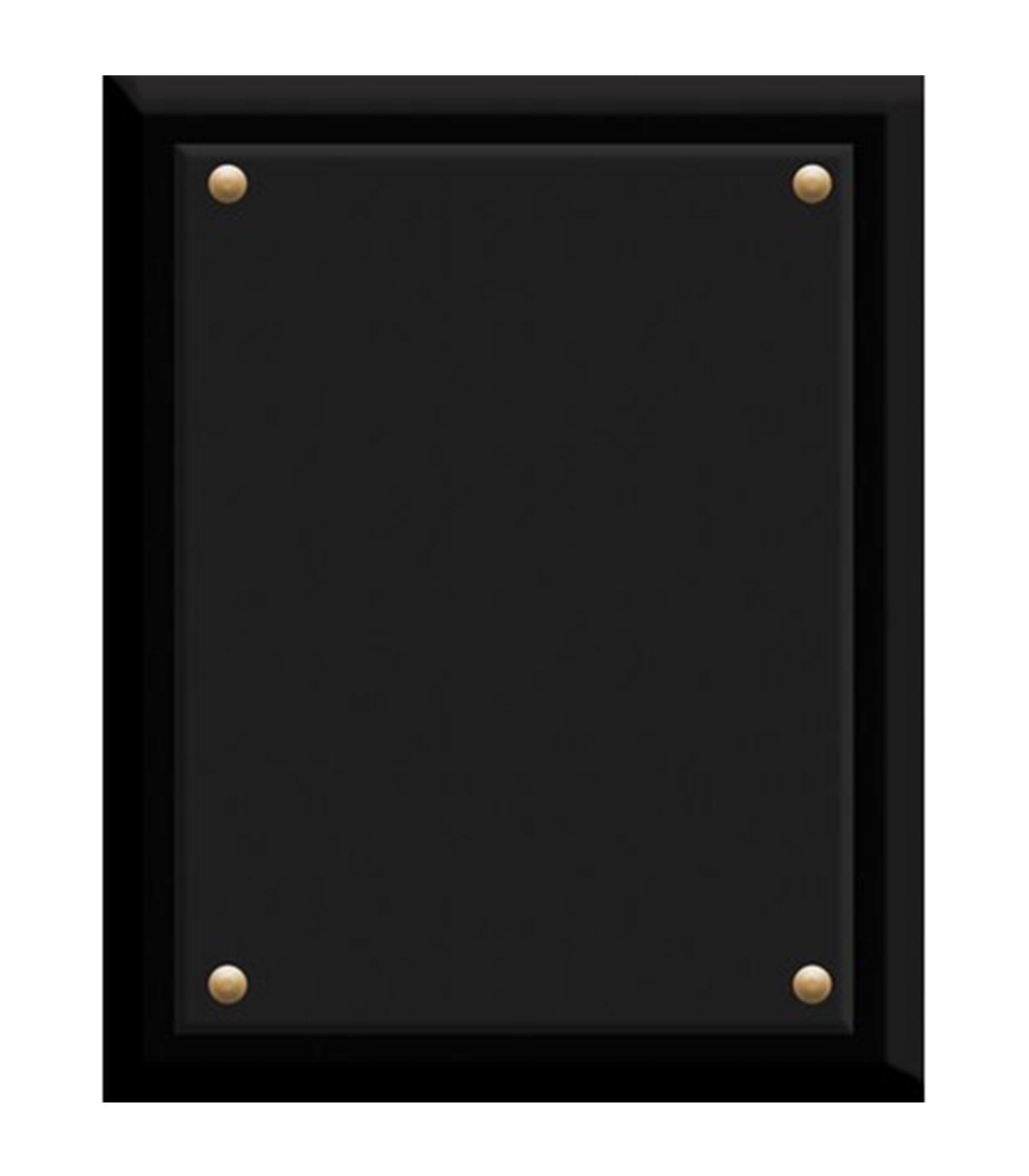 Crystal and Ebony Finished Plaque (8