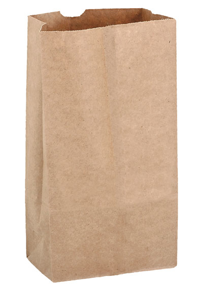 Natural Kraft 10# SOS Grocery Bag