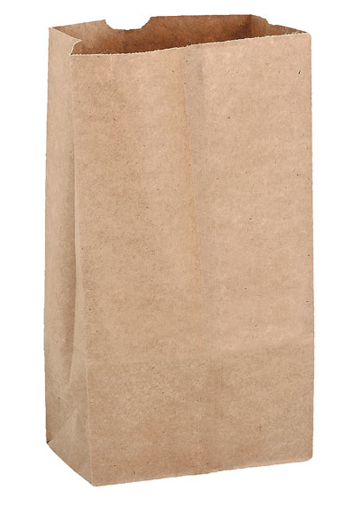 Natural Kraft 12# SOS Grocery Bag