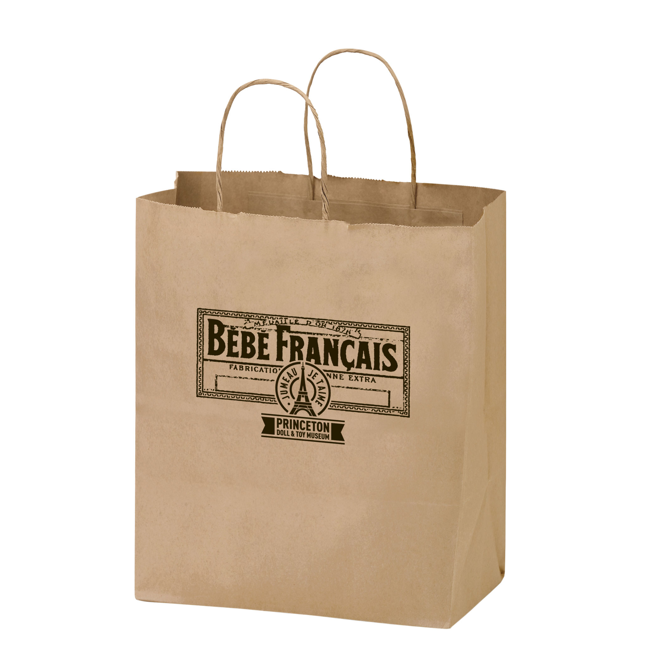 Natural Kraft Twisted Paper Handle Shopper