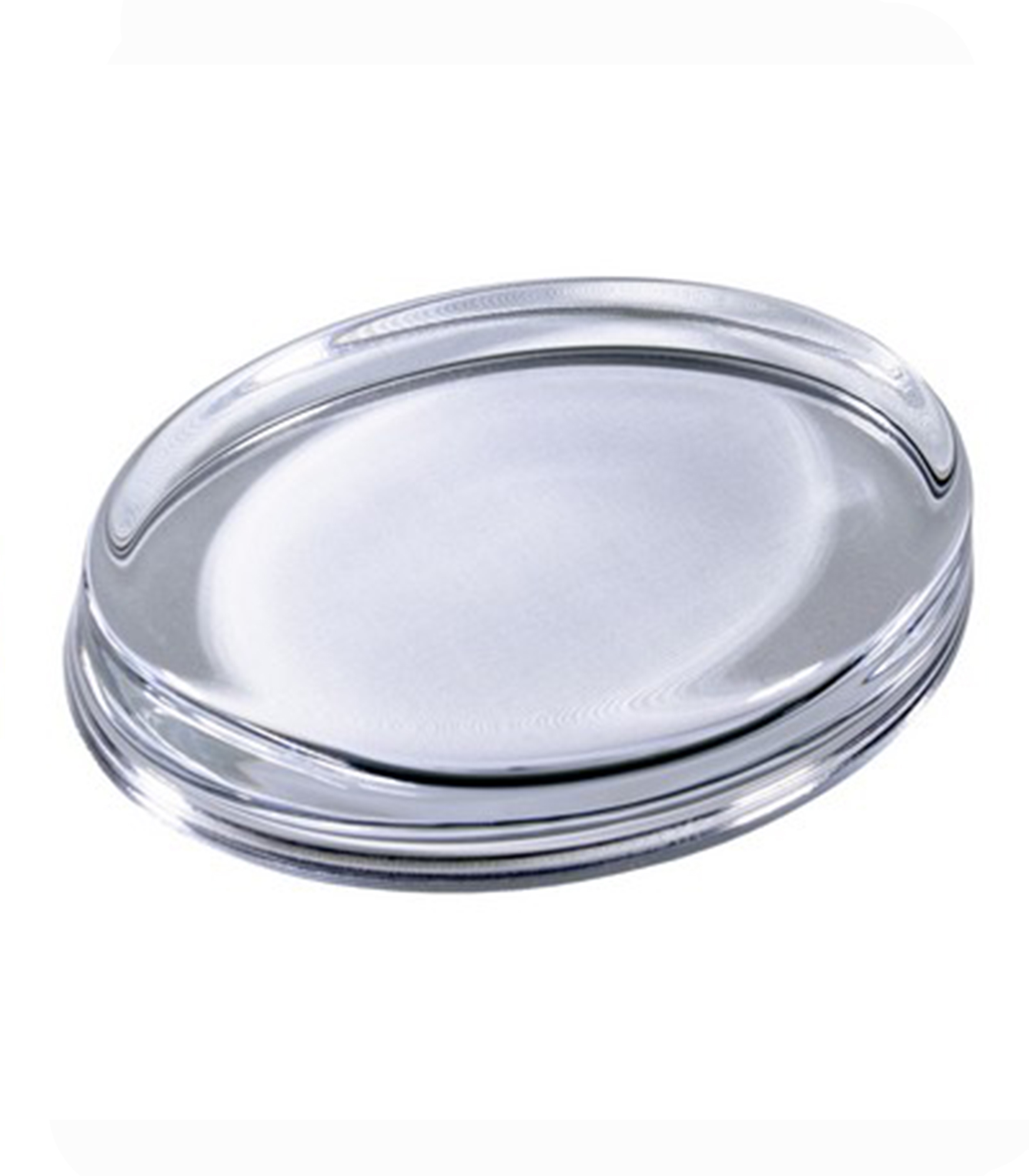 Glass Oval Paperweight in Bulk Packaging