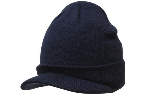 Acrylic Beanie - Toque with Peak