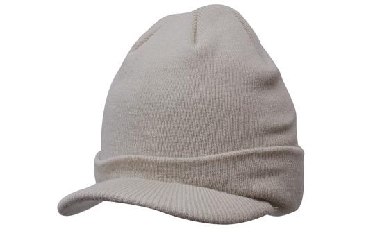 Acrylic Beanie - Toque with Peak