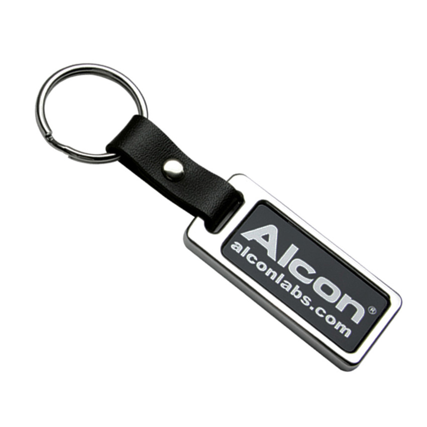 Metal Leather Key Tags