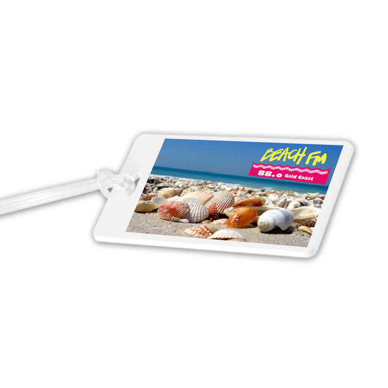 Rectangle Luggage Tag with Digital Imprint