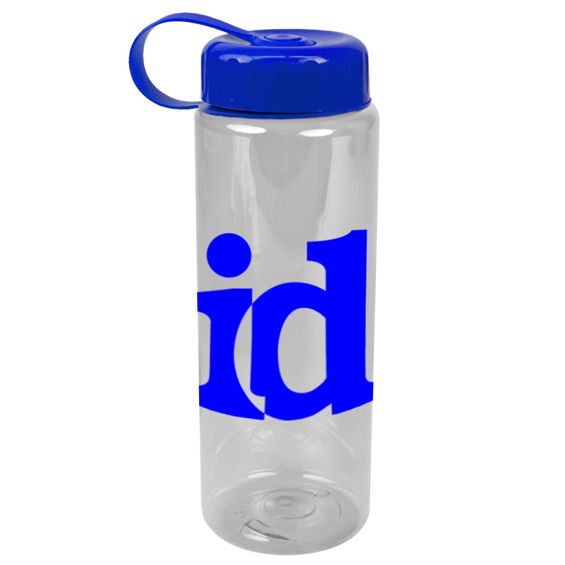 The Guzzler - 32 oz. Trans. Bottle-Tethered Lid