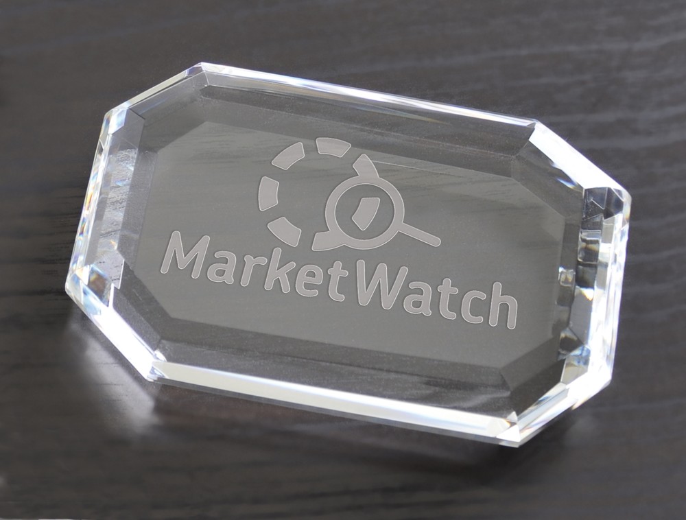 Faceted Rectangle Paperweight