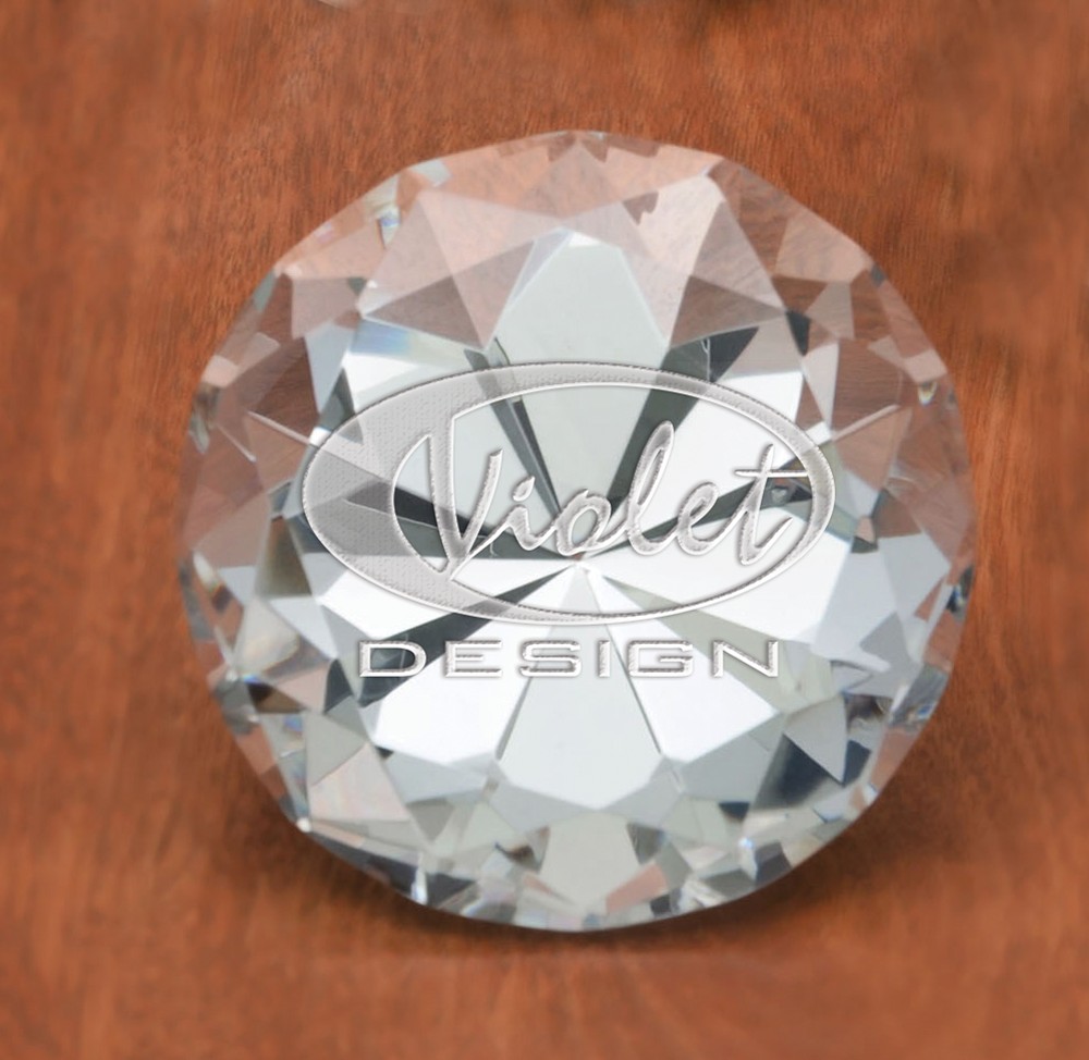 Small Diamante Paperweight