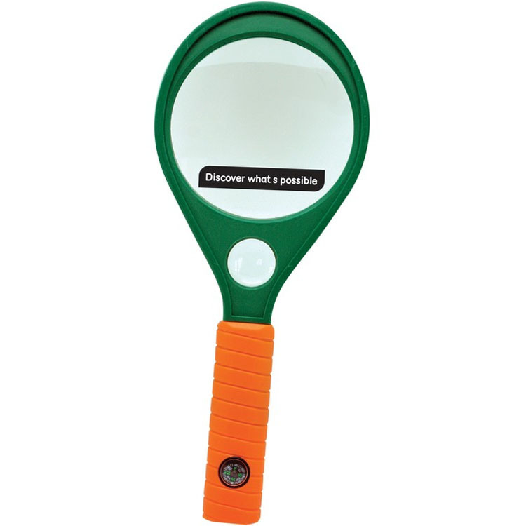 Large Magnifier with Compass