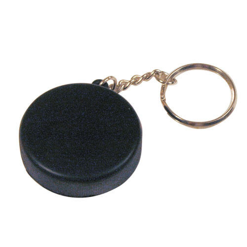 Hockey Puck Keyring Stress Reliever