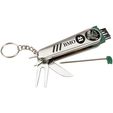 Multi-Function Golf Divot Tool With 6 Tools