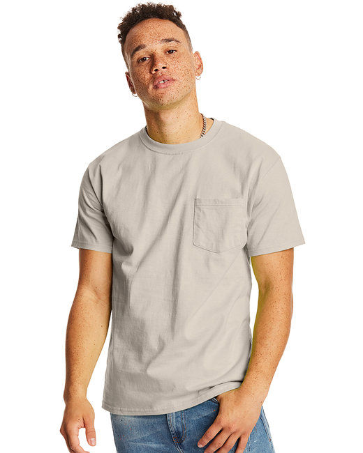 Hanes Men's Authentic-T Pocket T-Shirt