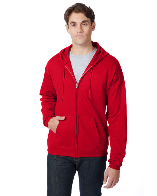 Hanes Adult EcoSmart® Full-Zip Hooded Sweatshirt
