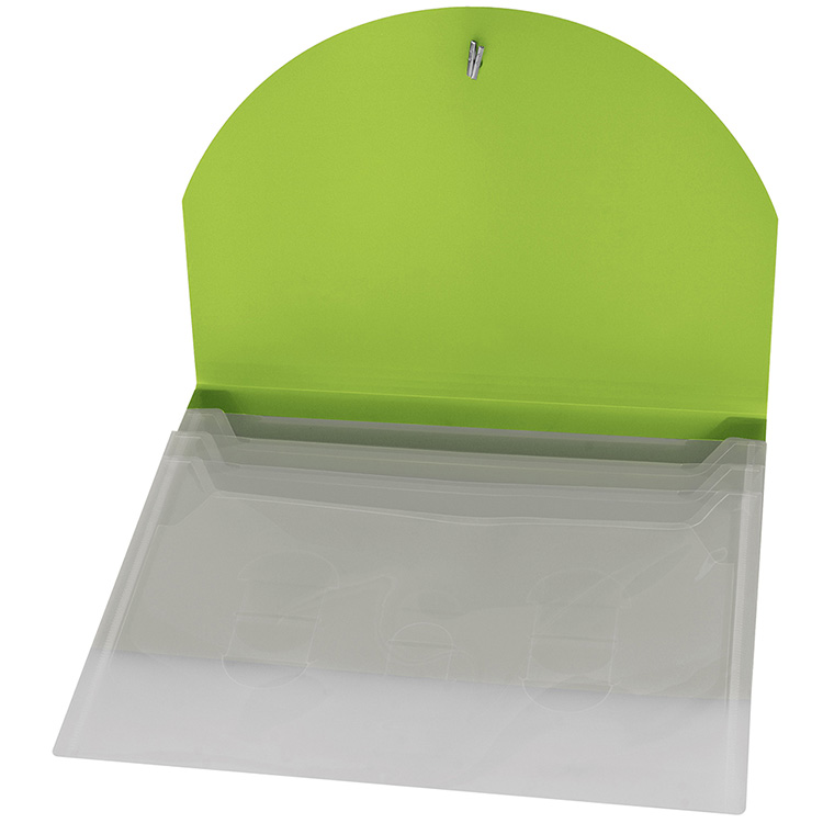 Color Flap Translucent Document Holder