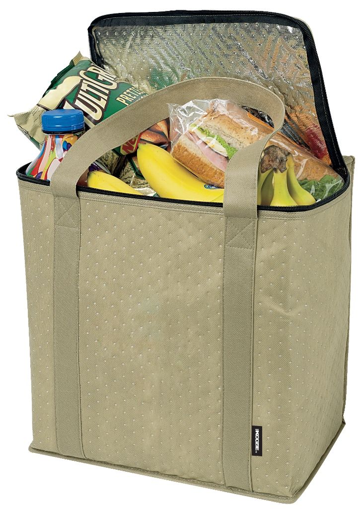 Koozie® Zippered Insulated Grocery Tote