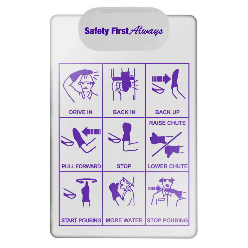 Transparent Clipboard with Oval Clip