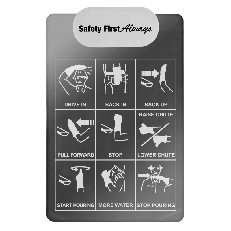 Transparent Clipboard with Oval Clip