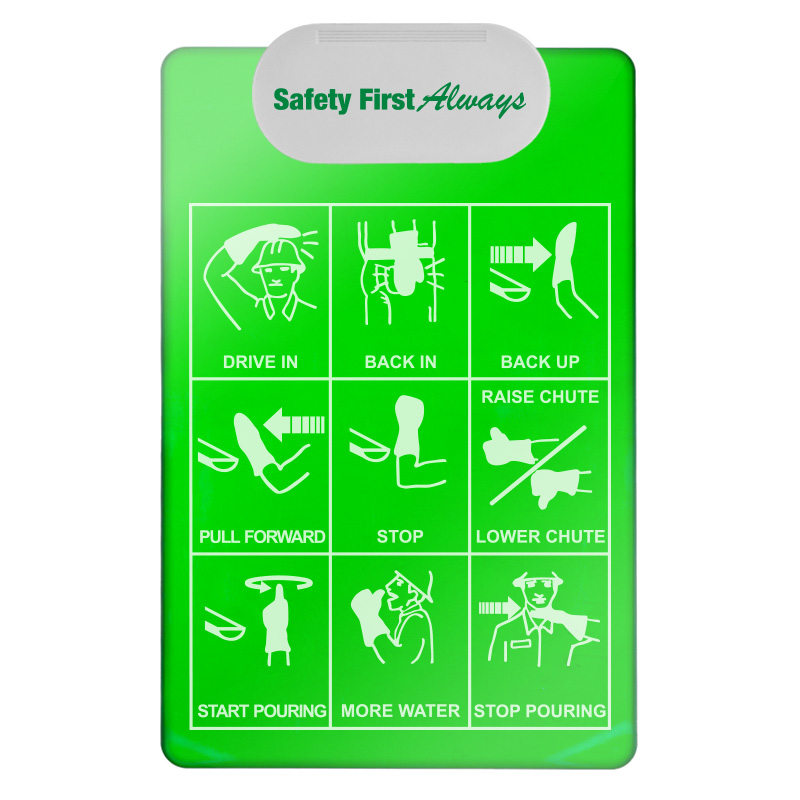 Transparent Clipboard with Oval Clip