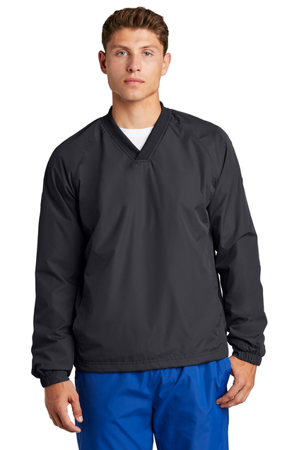 Sport-Tek®  V-Neck Raglan Wind Shirt