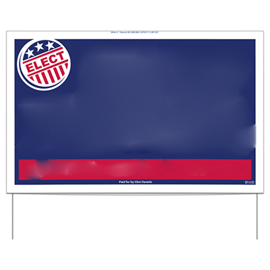Double-Sided Yard Sign | 14 1/2
