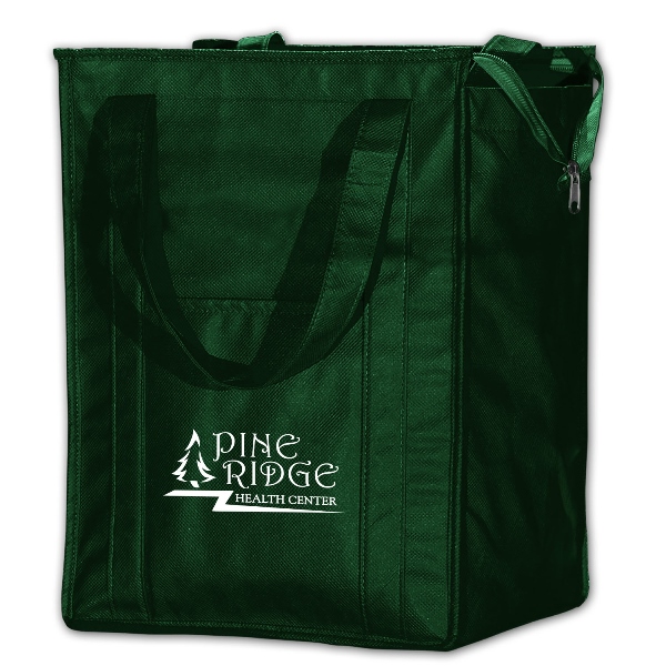 Insulated Polytex Tote with Zipper